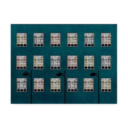 Inge Schuster 'Composition With Windows' Canvas Art,14x19